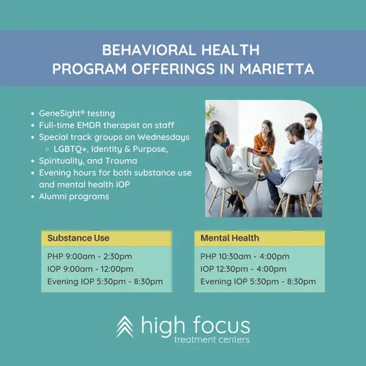 High Focus Centers Marietta Outpatient Treatment Center facility photo